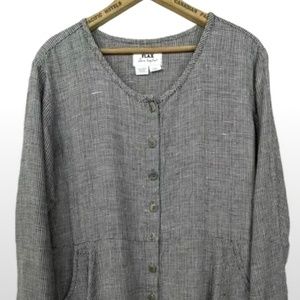 SOLD  Vintage FLAX Jeanne Engelhart,Tunic -have ,SAME  drop waist, oversized S